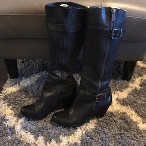 Black Leather Boots